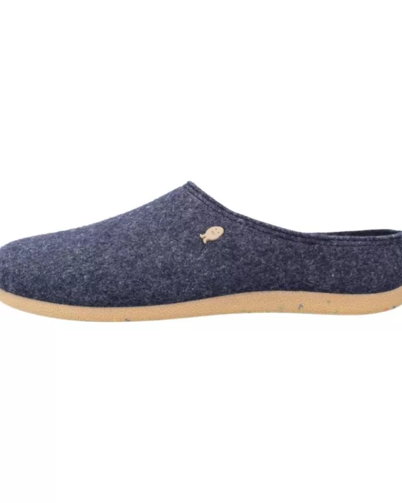 Man HOT POTATOES Man House Slipers Reinberg Azul