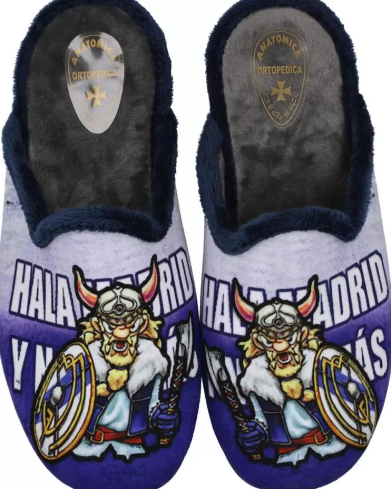 Man L&R SHOES Man House Slipers L&R Shoes Lr Shoes 415104-S Zapatillas De Casa H Violeta