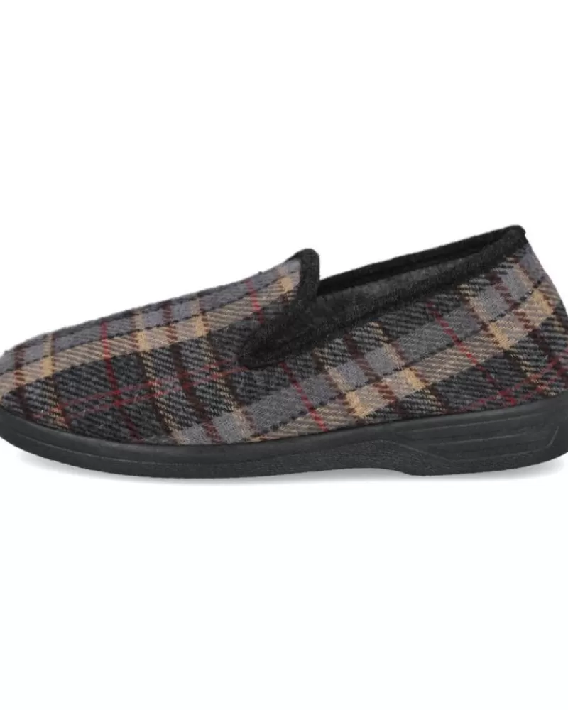 Man L&R SHOES Man House Slipers L&R Shoes Lr Shoes 44070 Zapatillas De Casa Homb Gris