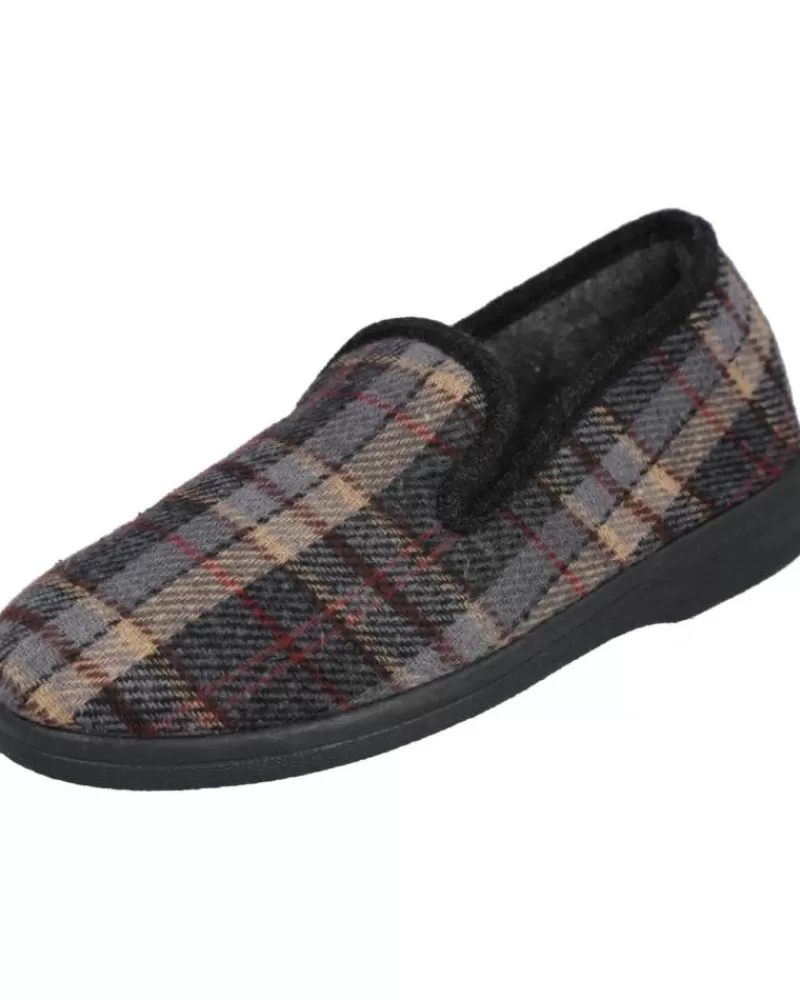 Man L&R SHOES Man House Slipers L&R Shoes Lr Shoes 44070 Zapatillas De Casa Homb Gris