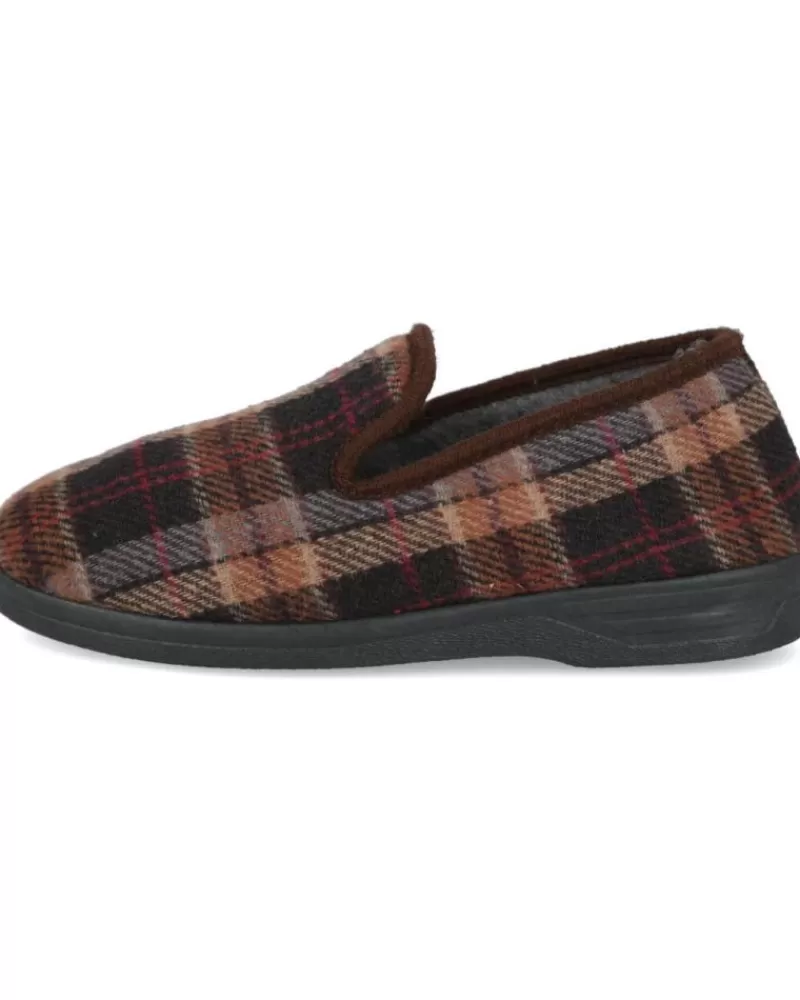 Man L&R SHOES Man House Slipers L&R Shoes Lr Shoes 44070 Zapatillas De Casa Homb Marron