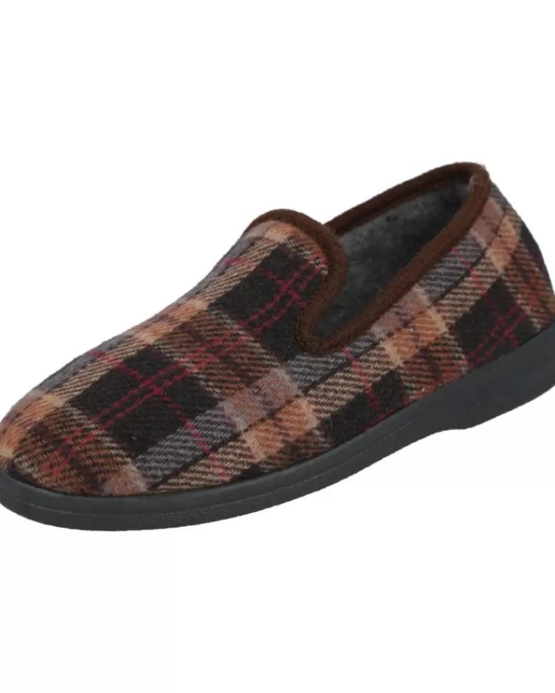 Man L&R SHOES Man House Slipers L&R Shoes Lr Shoes 44070 Zapatillas De Casa Homb Marron