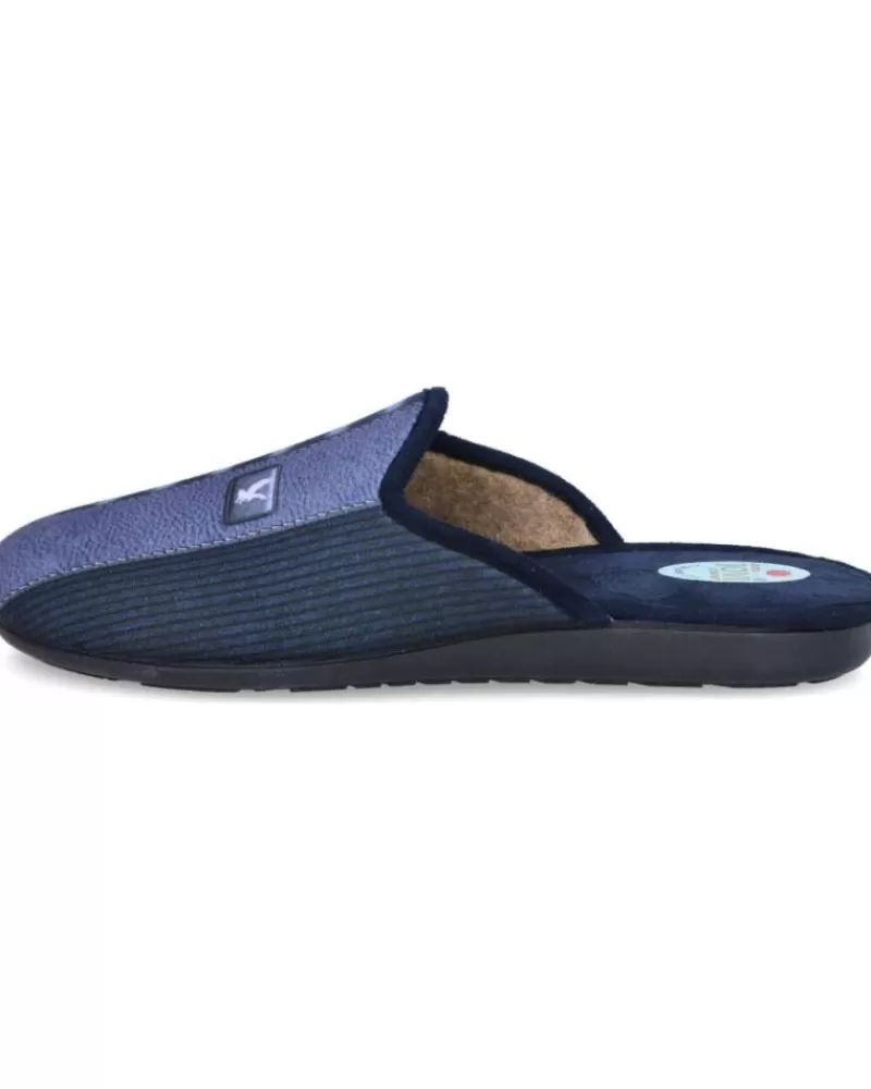 Man L&R SHOES Man House Slipers L&R Shoes Lr Shoes 8303 Zapatillas De Casa Hombr Azul