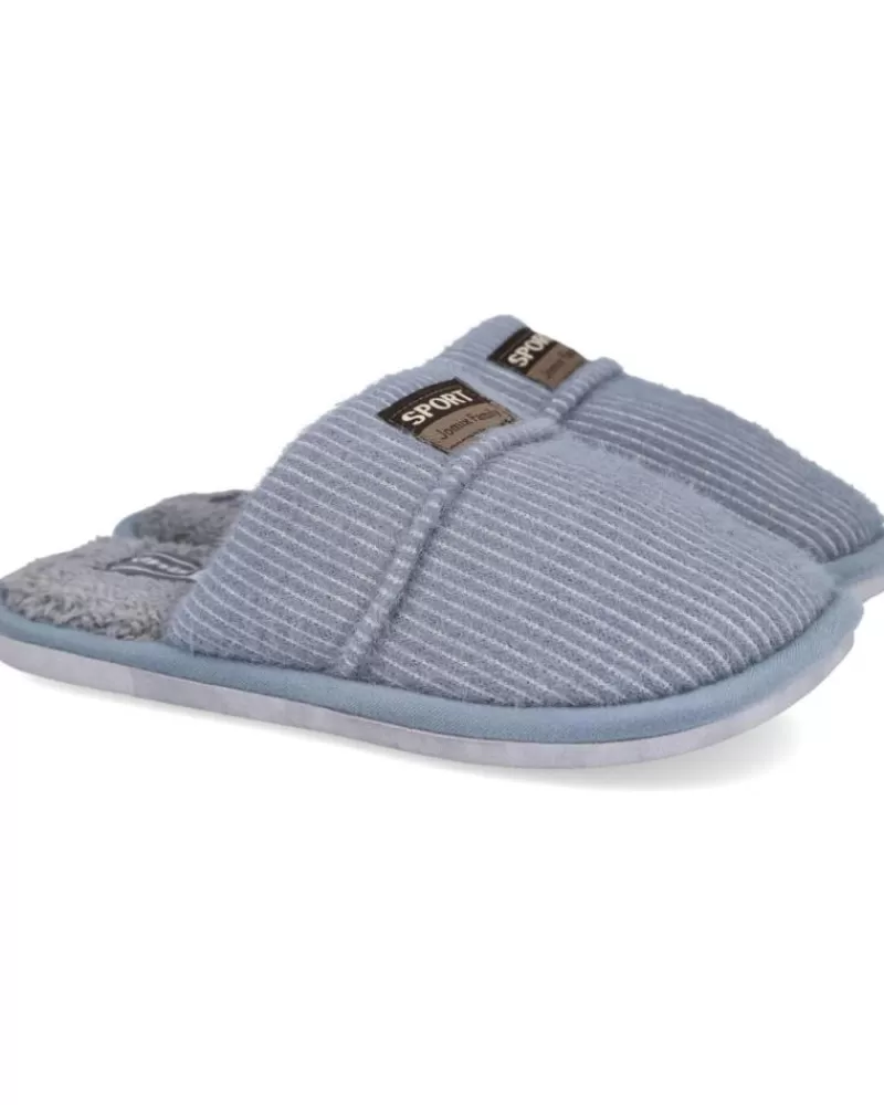 Man L&R SHOES Man House Slipers L&R Shoes Lr Shoes Mu7295 Zapatillas De Casa Hom Azul