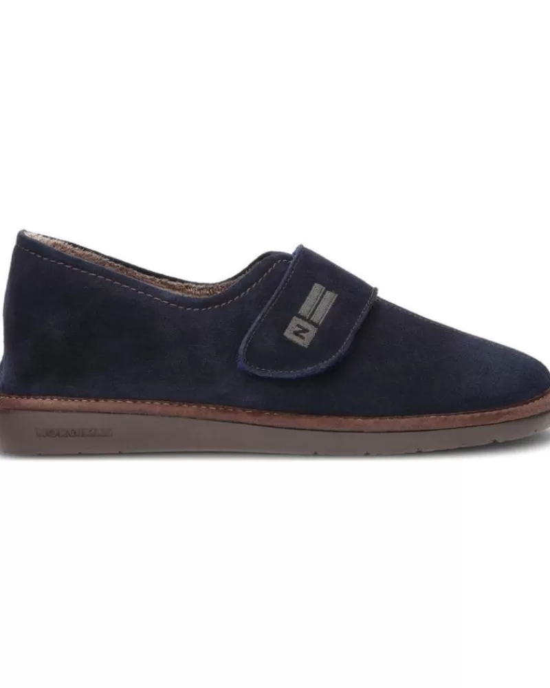 Man NORDIKAS Man House Slipers Pantufla Alfelpado Top Line 374 Marino