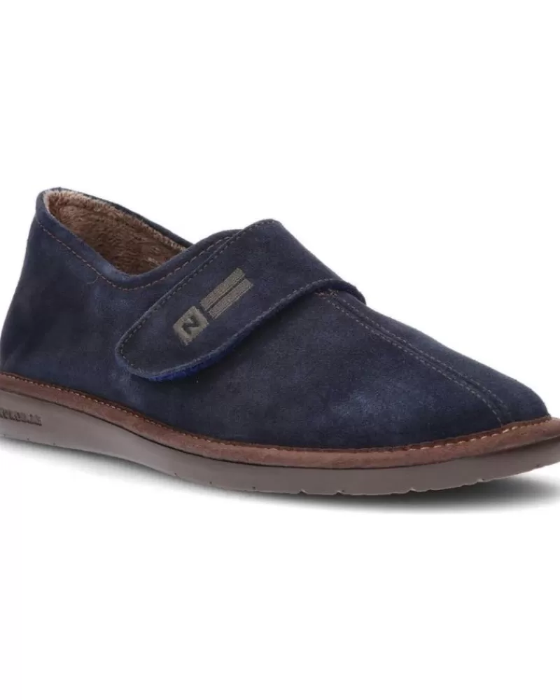 Man NORDIKAS Man House Slipers Pantufla Alfelpado Top Line 374 Marino