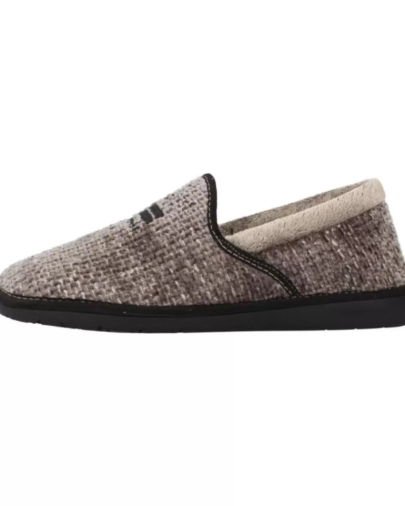 Man NORDIKAS Man House Slipers Siberia Gris