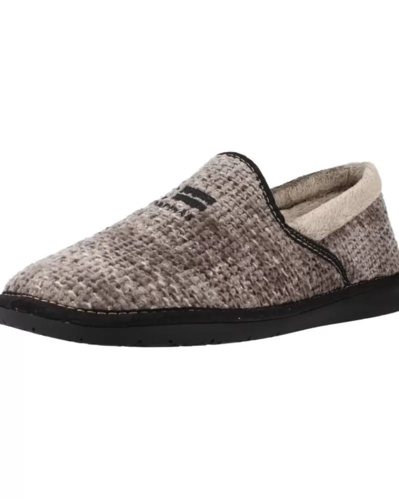 Man NORDIKAS Man House Slipers Siberia Gris