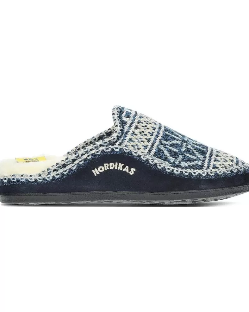 Man NORDIKAS Man House Slipers Teide Classic Cab 2502 Ciervo Marino Marino