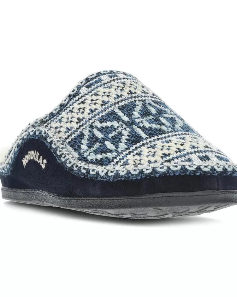 Man NORDIKAS Man House Slipers Teide Classic Cab 2502 Ciervo Marino Marino