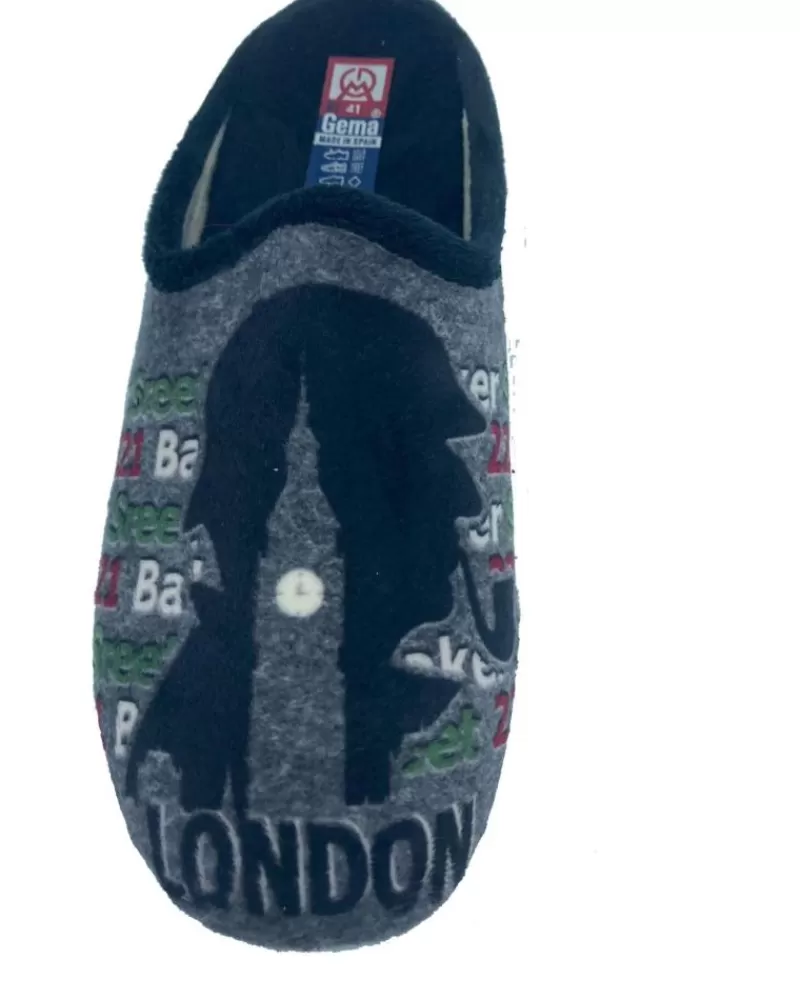 Man OTRAS MARCAS Man House Slipers Zapatilla Casa Relax Gris
