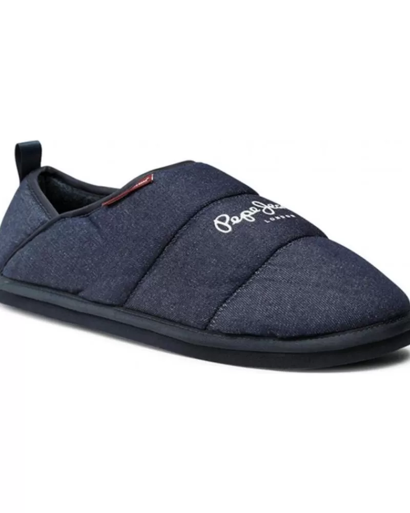 Man PEPE JEANS Man House Slipers Zapatillas De Casa Pms 20009 Azul