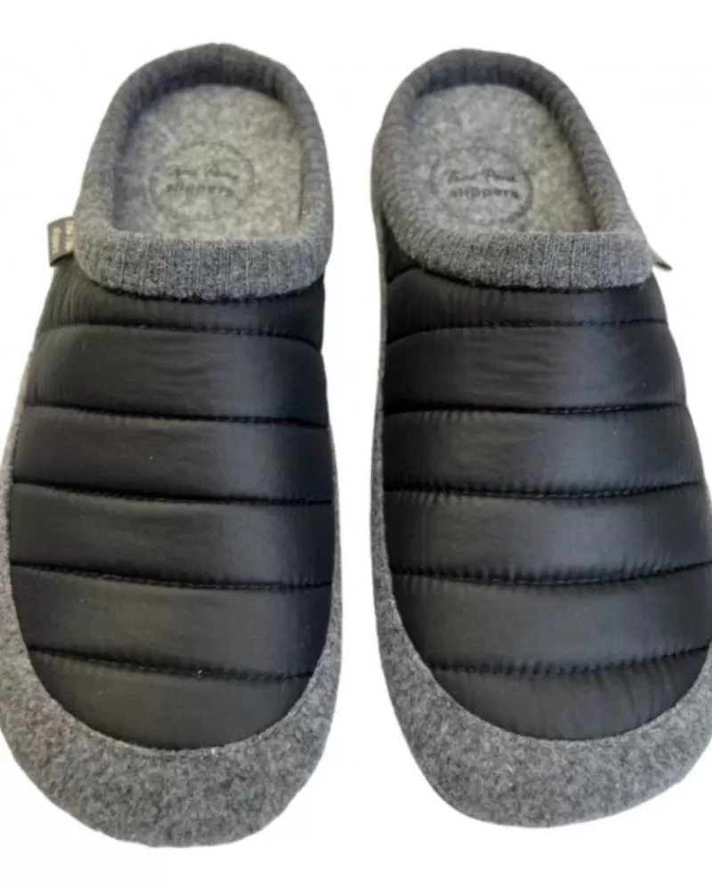 Man TONI PONS Man House Slipers Zapatillas Nix-Tk Para Hombre En Fieltro Negro