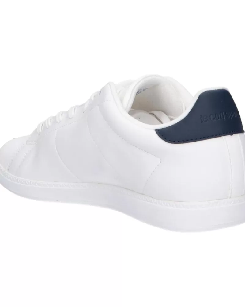 Man LE COQ SPORTIF Man 2320372 Courtset Optical White-Dress Blue
