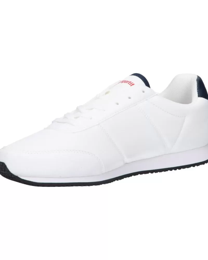 Man LE COQ SPORTIF Man 2320542 Racerone Tricolore Optical White