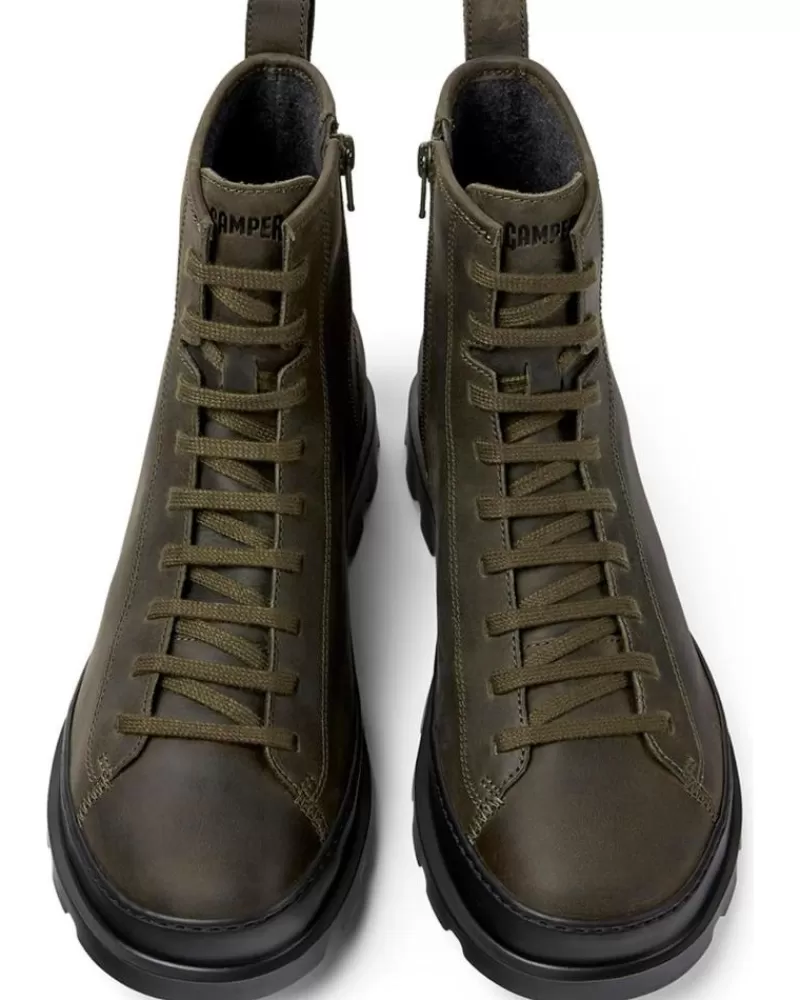 Man CAMPER Man Mid Boots Botas Brutus K300245 Olive027