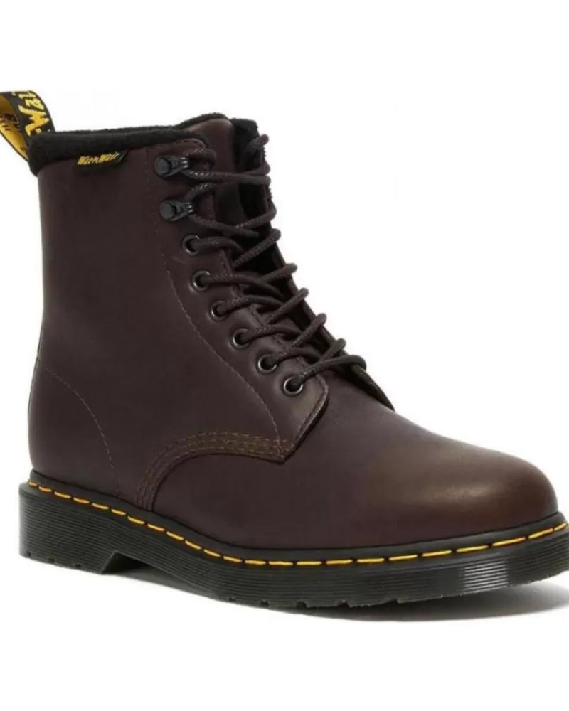 Man DR MARTENS Man Mid Boots Botas 1460 Pascal Dark Brown Valor Wp Marron