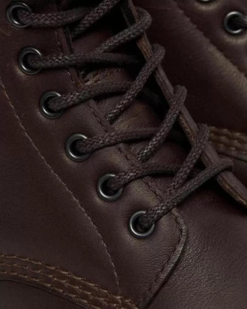 Man DR MARTENS Man Mid Boots Botas 1460 Pascal Dark Brown Valor Wp Marron