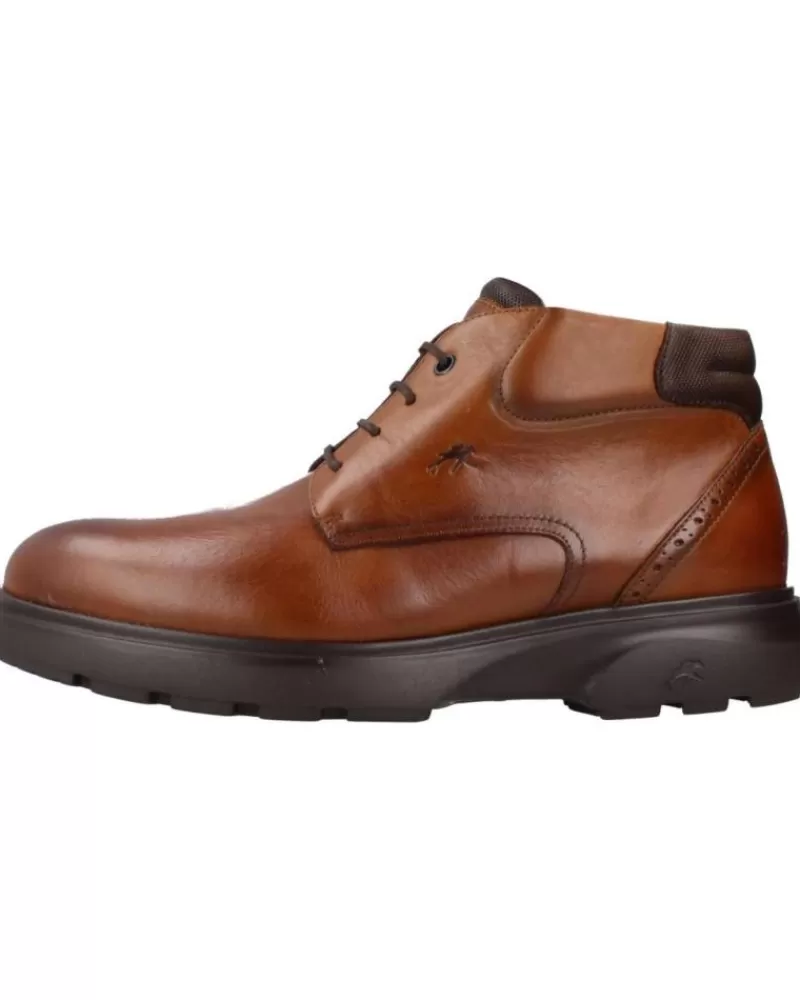 Man FLUCHOS Man Mid Boots F1851 Marron