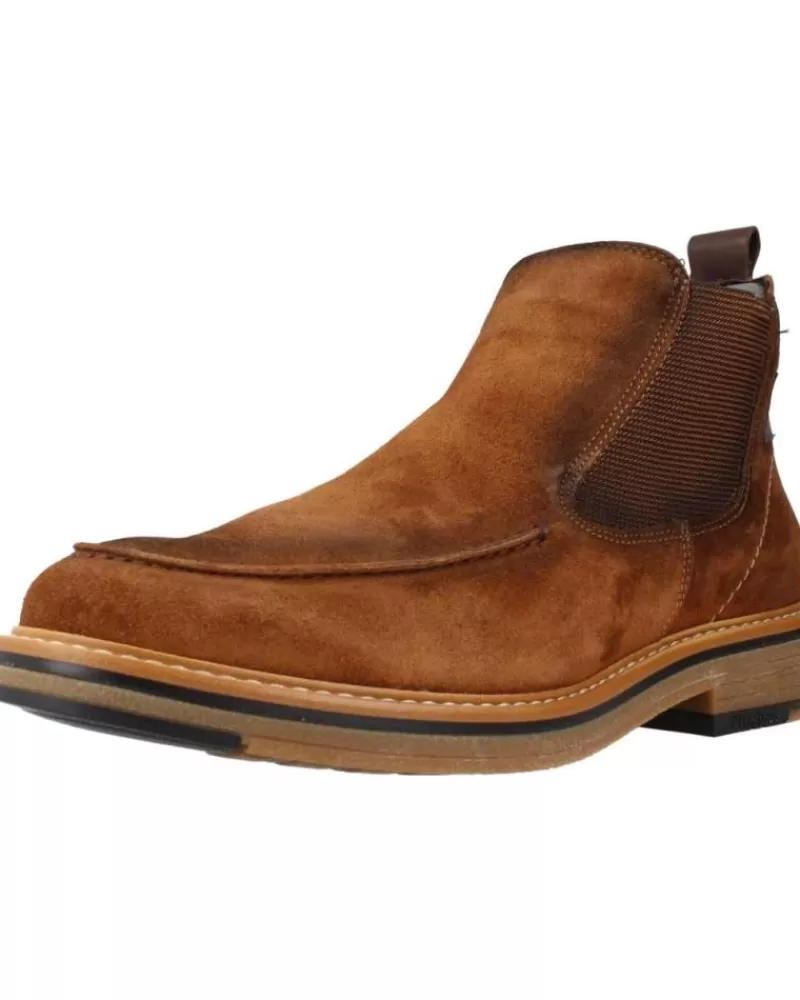 Man FLUCHOS Man Mid Boots Kasper F1821 Marron