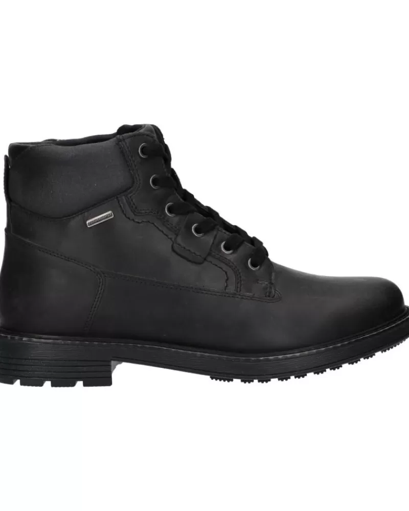 Man GEOX Man Mid Boots U16Cta 000Ff U Meduno C9999 Black