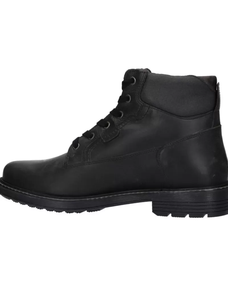 Man GEOX Man Mid Boots U16Cta 000Ff U Meduno C9999 Black