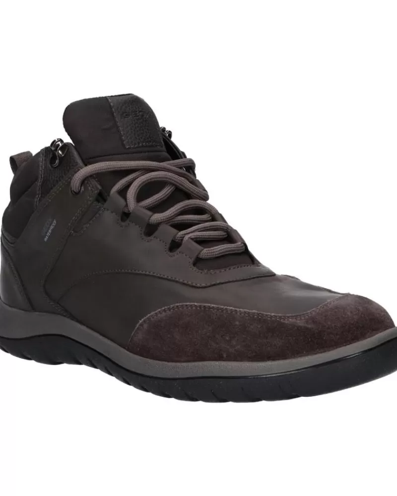 Man GEOX Man Mid Boots U16Deb 0Me22 U Antelao B Wpf C6Tl6 Dk Coffee-Mud