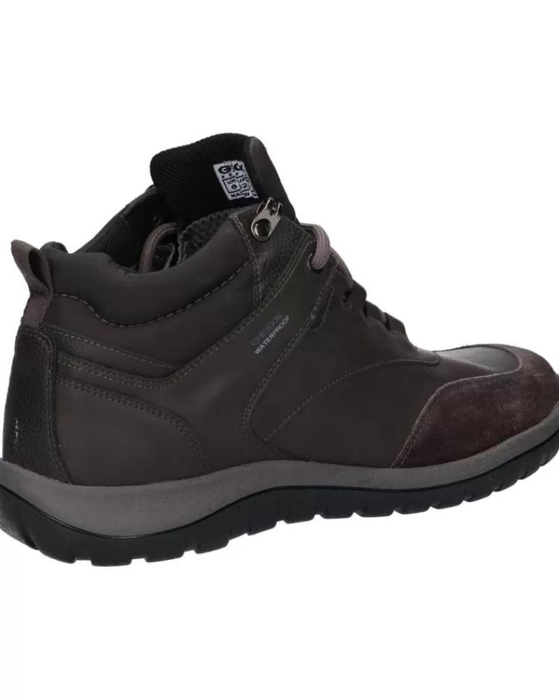 Man GEOX Man Mid Boots U16Deb 0Me22 U Antelao B Wpf C6Tl6 Dk Coffee-Mud
