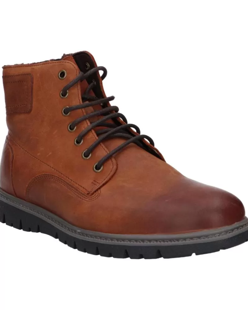 Man GEOX Man Mid Boots U16Dgf 00046 U Ghiacciaio C6001 Cognac
