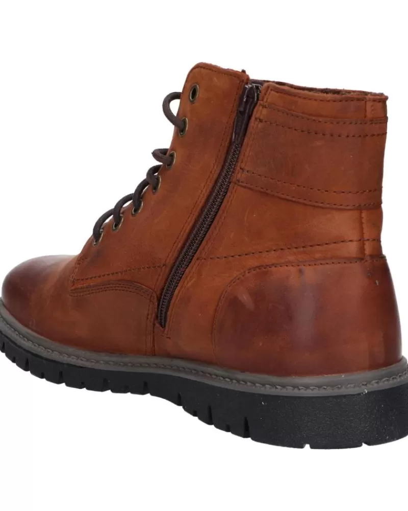 Man GEOX Man Mid Boots U16Dgf 00046 U Ghiacciaio C6001 Cognac