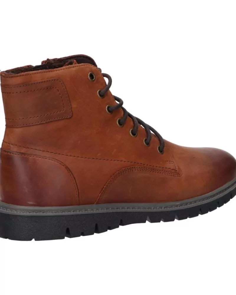 Man GEOX Man Mid Boots U16Dgf 00046 U Ghiacciaio C6001 Cognac