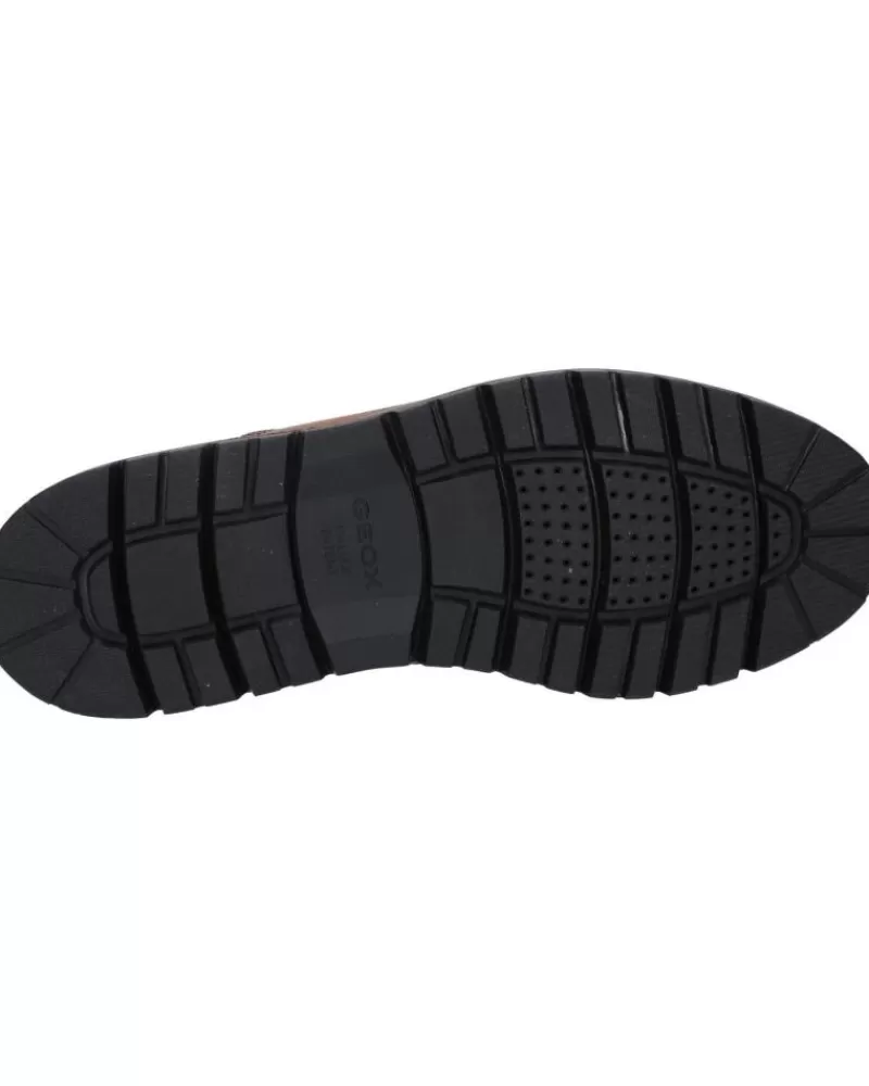 Man GEOX Man Mid Boots U16Dgf 00046 U Ghiacciaio C6001 Cognac