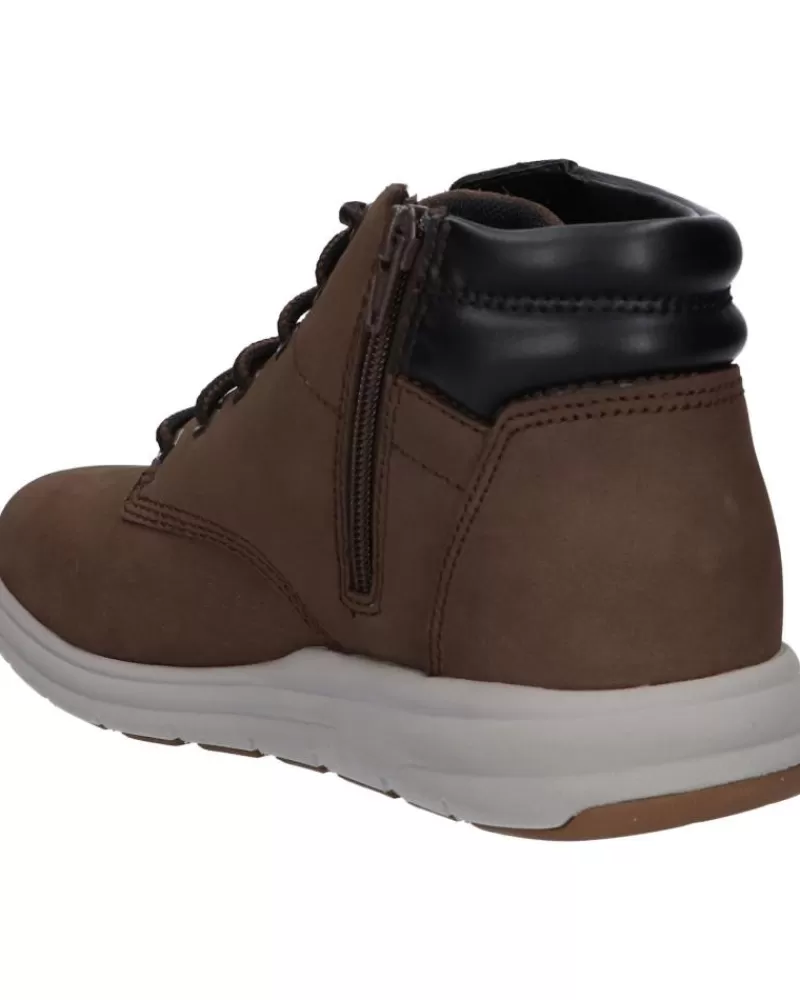 Man GEOX Man Mid Boots U265Ua 00032 U Hallson C6024 Dk Coffee