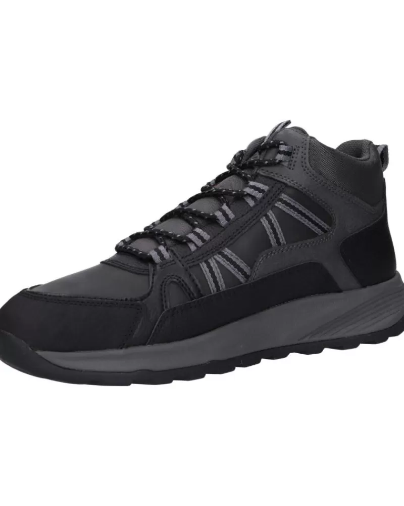 Man GEOX Man Mid Boots U26Ezb 0Mebu U Terrestre B Abx C9999 Black