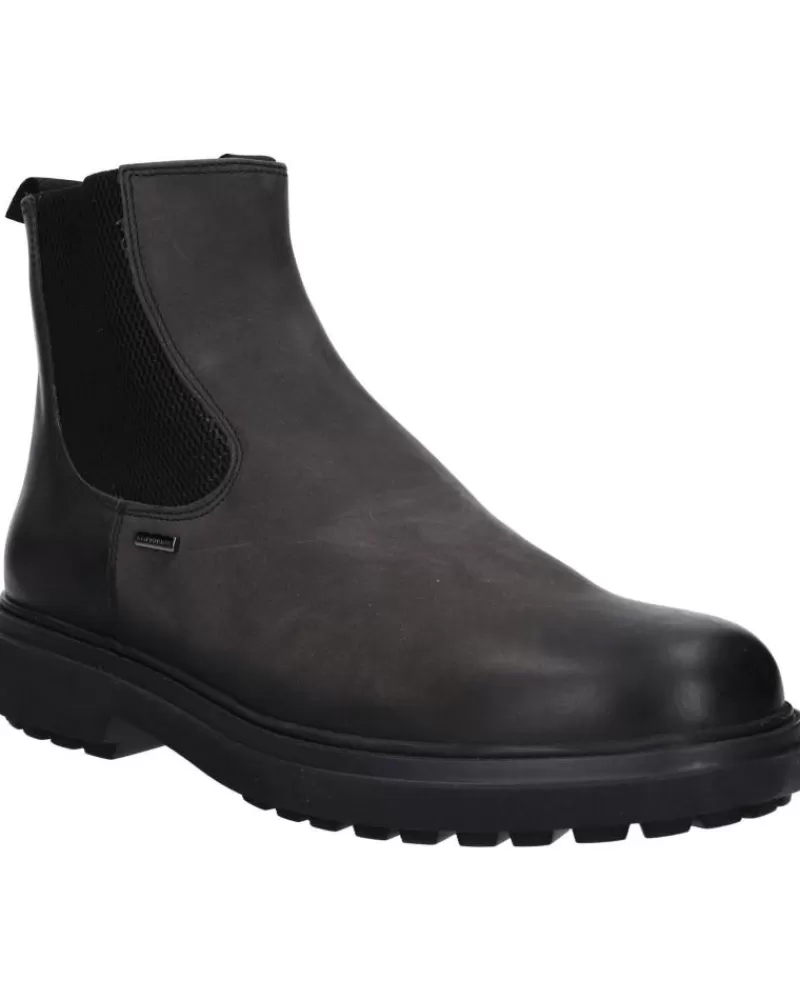 Man GEOX Man Mid Boots U26Fbb 000Ff U Faloria B Abx C9999 Black