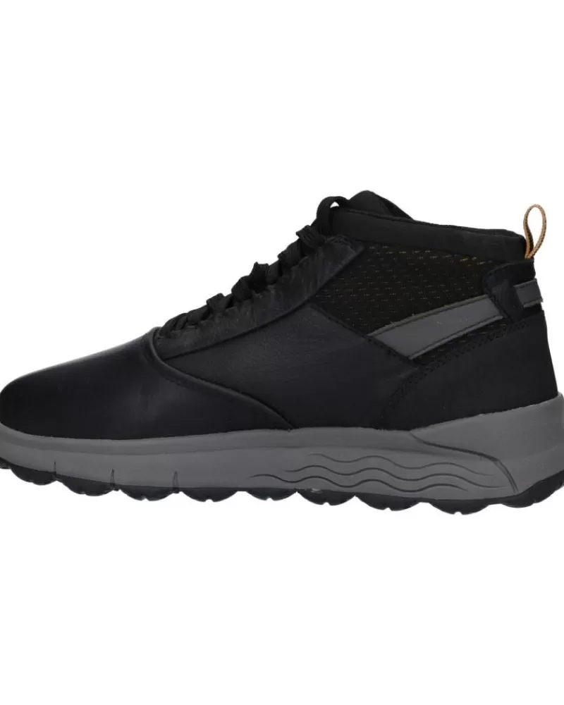 Man GEOX Man Mid Boots U26Fda 0466K U Spherica C9999 Black