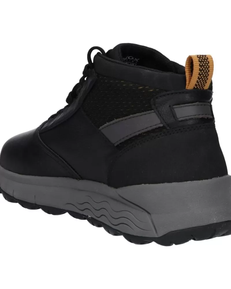 Man GEOX Man Mid Boots U26Fda 0466K U Spherica C9999 Black