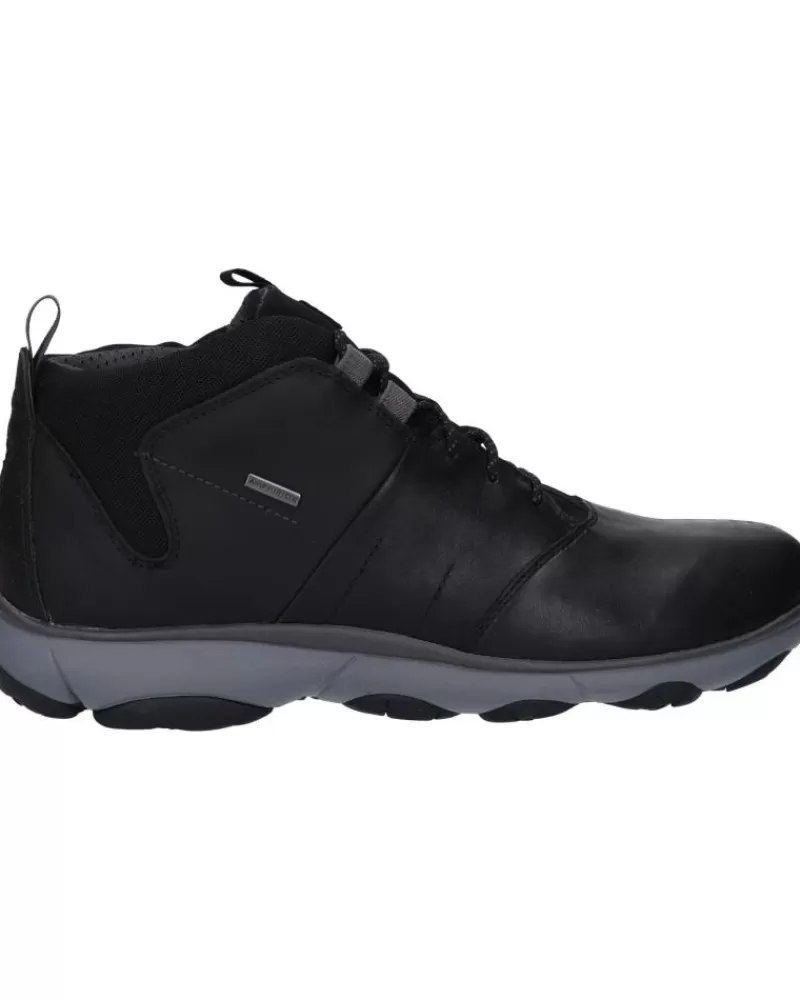 Man GEOX Man Mid Boots U742Va 043Ek U Nebula 4 X 4 B Abx C9997 Black