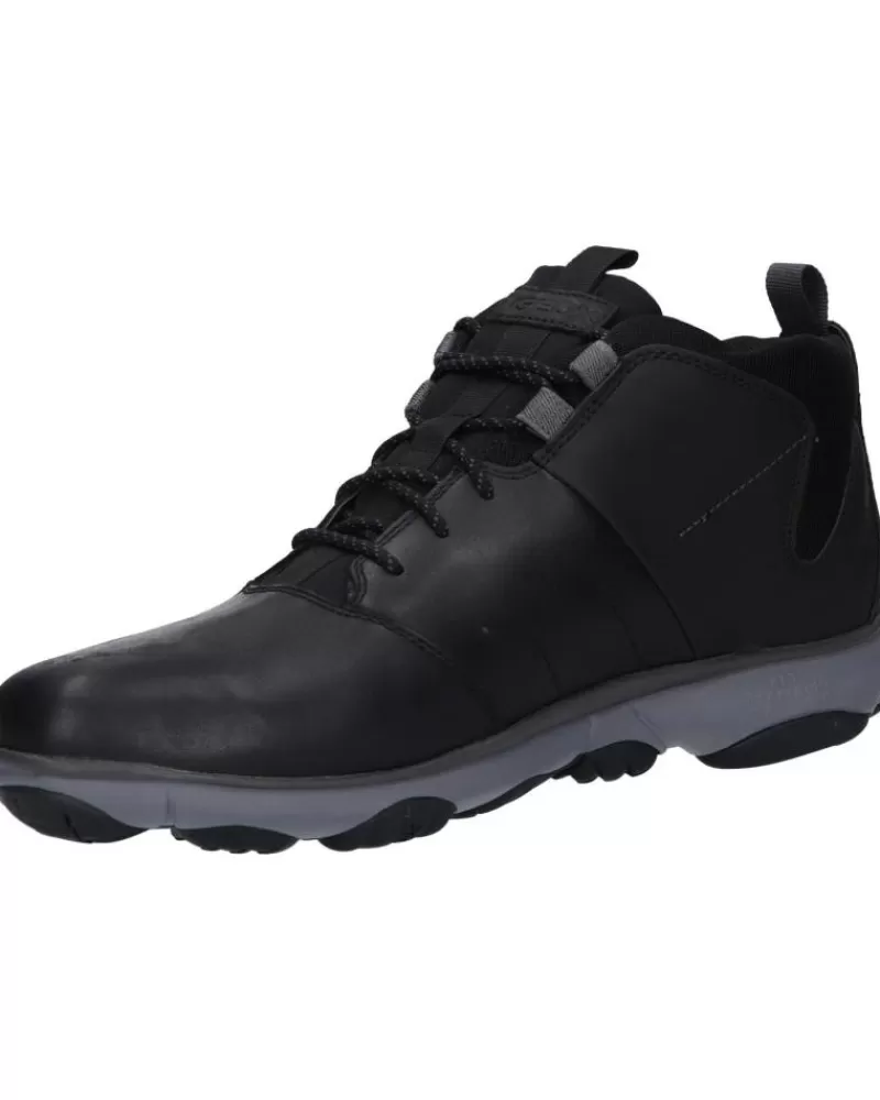 Man GEOX Man Mid Boots U742Va 043Ek U Nebula 4 X 4 B Abx C9997 Black