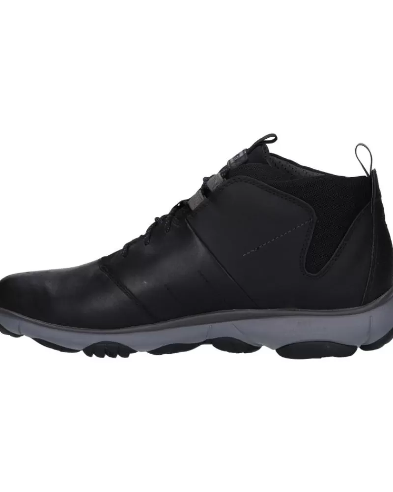Man GEOX Man Mid Boots U742Va 043Ek U Nebula 4 X 4 B Abx C9997 Black