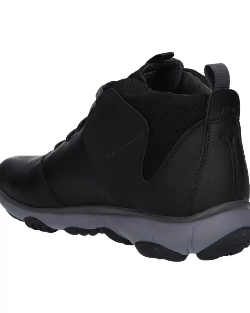 Man GEOX Man Mid Boots U742Va 043Ek U Nebula 4 X 4 B Abx C9997 Black