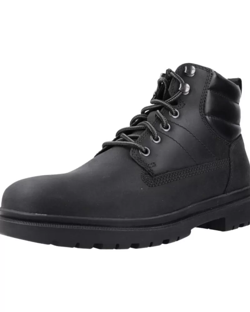 Man GEOX Man Mid Boots U Andalo Negro