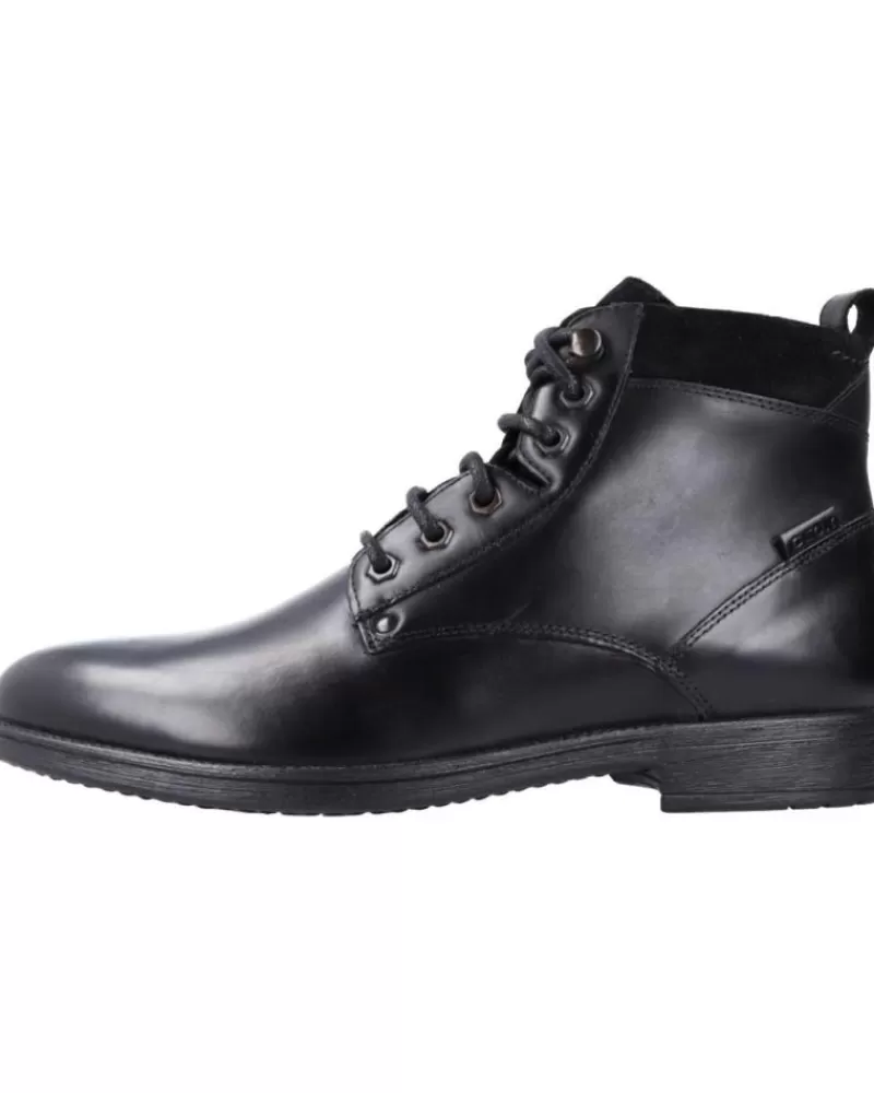 Man GEOX Man Mid Boots U Jaylon E Negro
