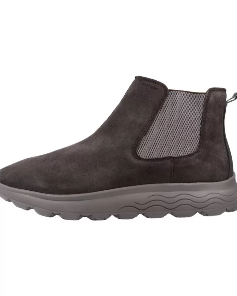 Man GEOX Man Mid Boots U Spherica A Gris