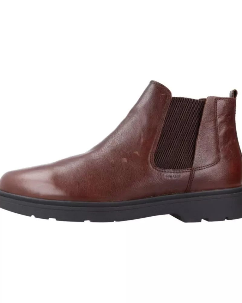 Man GEOX Man Mid Boots U Spherica Ec1 Marron