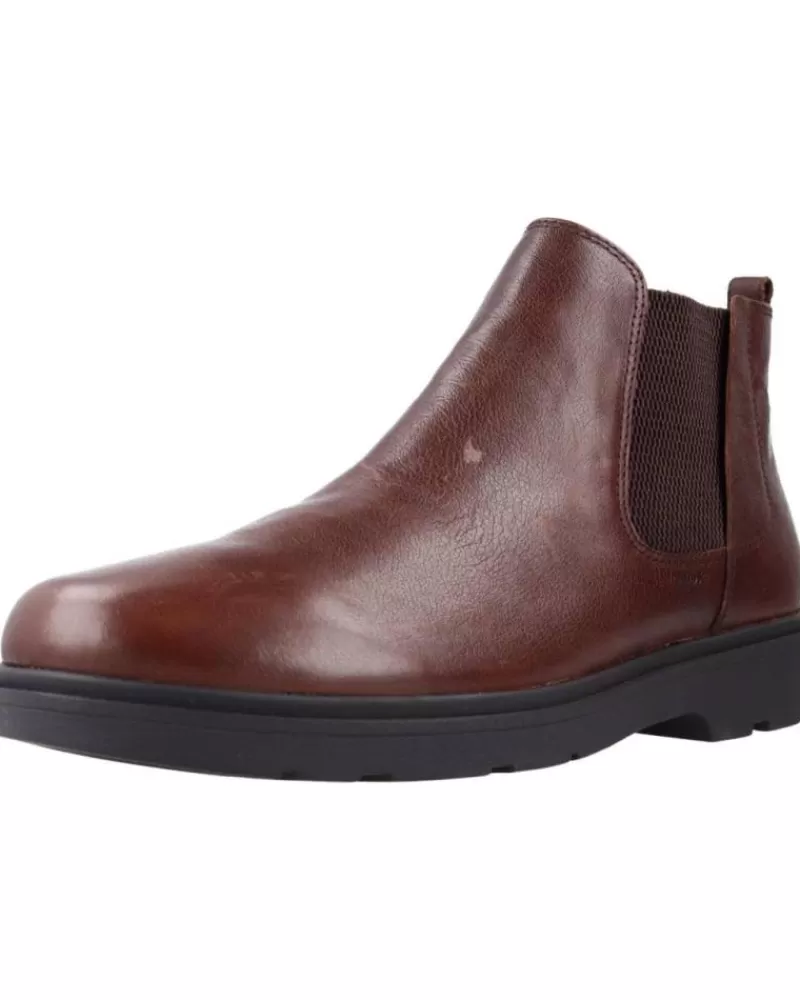 Man GEOX Man Mid Boots U Spherica Ec1 Marron