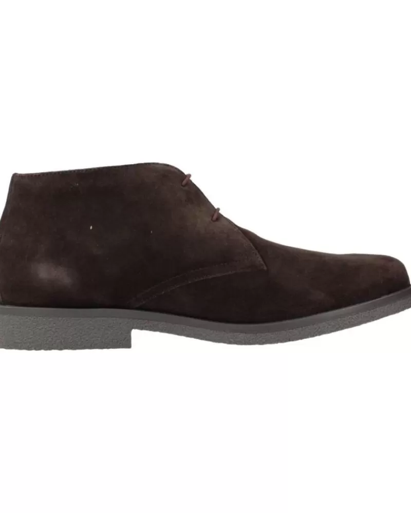 Man GEOX Man Mid Boots Uomo Claudio Marron