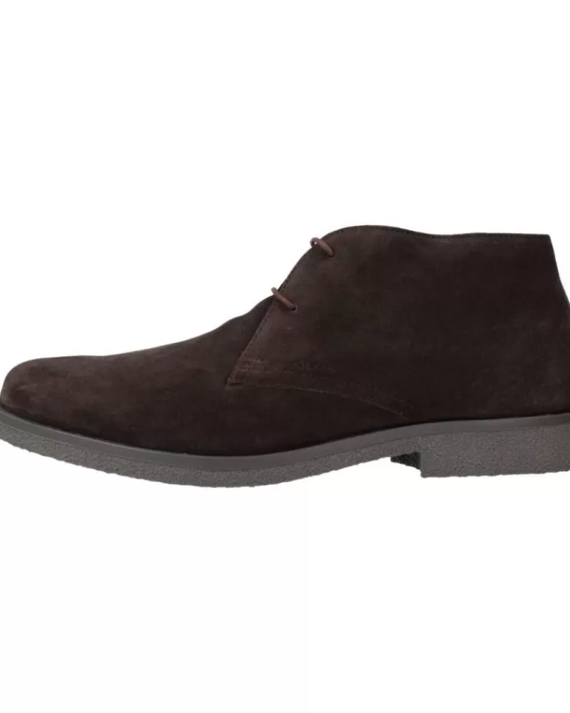 Man GEOX Man Mid Boots Uomo Claudio Marron