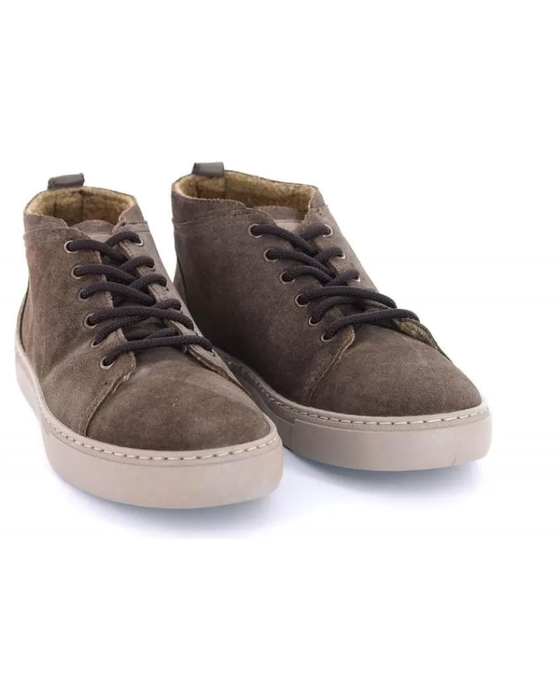 Man NATURAL WORLD Man Mid Boots 6721 Marron Marron
