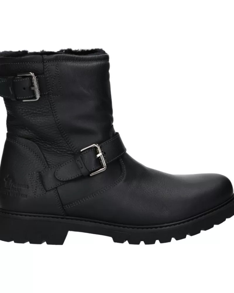 Man PANAMA JACK Man Mid Boots Faust C28 Napa Grass Negro